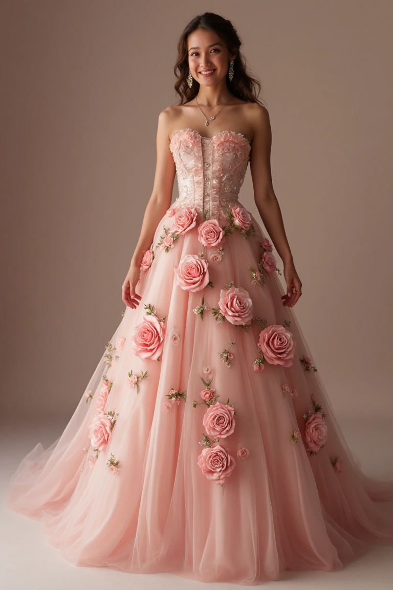 Floral Birthday Ballgown