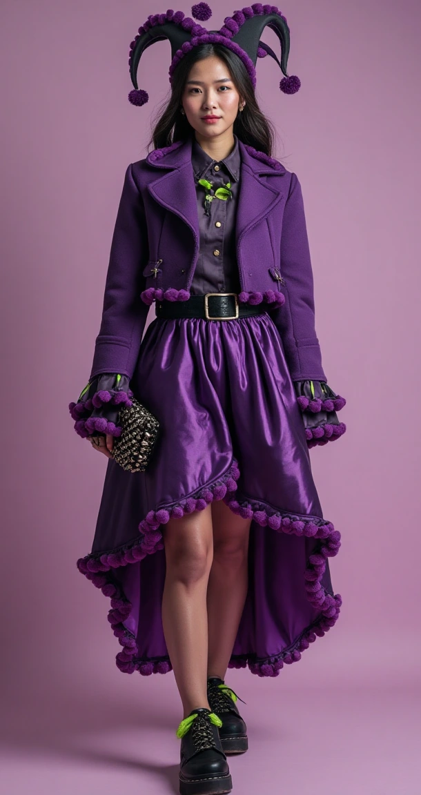 Lady Joker Costume as a Theatrical Fashion Statement