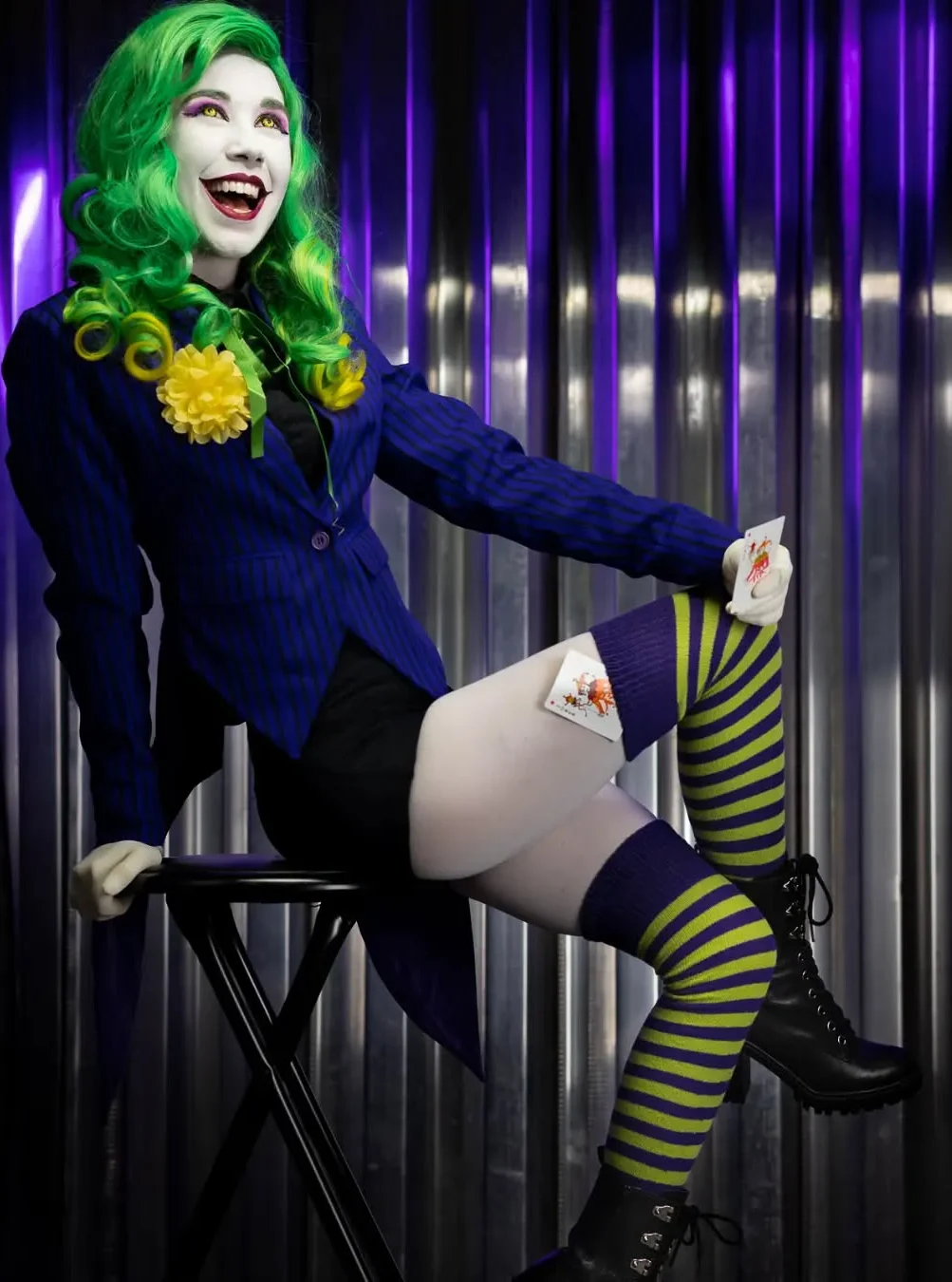 Lady Joker Costume as a Whimsical Fashion Twist
