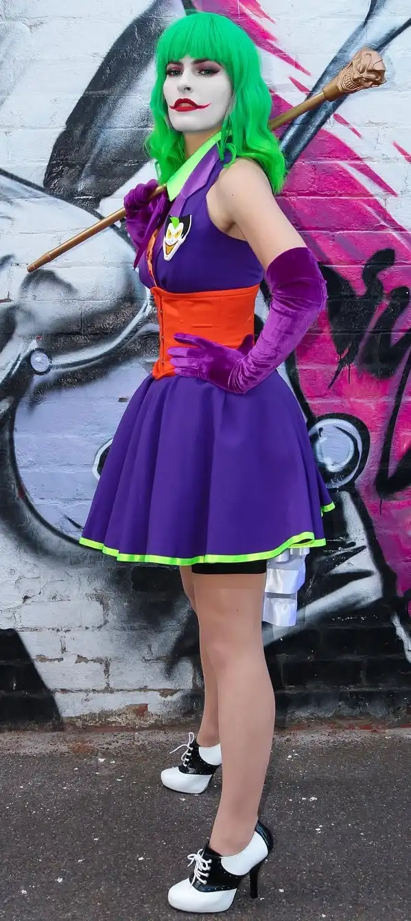 Lady Joker Costume as an Urban Fashion Rebellion