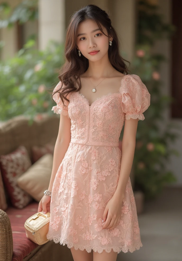 Pink Petal Perfection Birthday Frock Fantasy