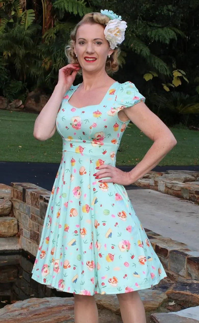 Playful Pastel Summer Casual Tea Party Outfit