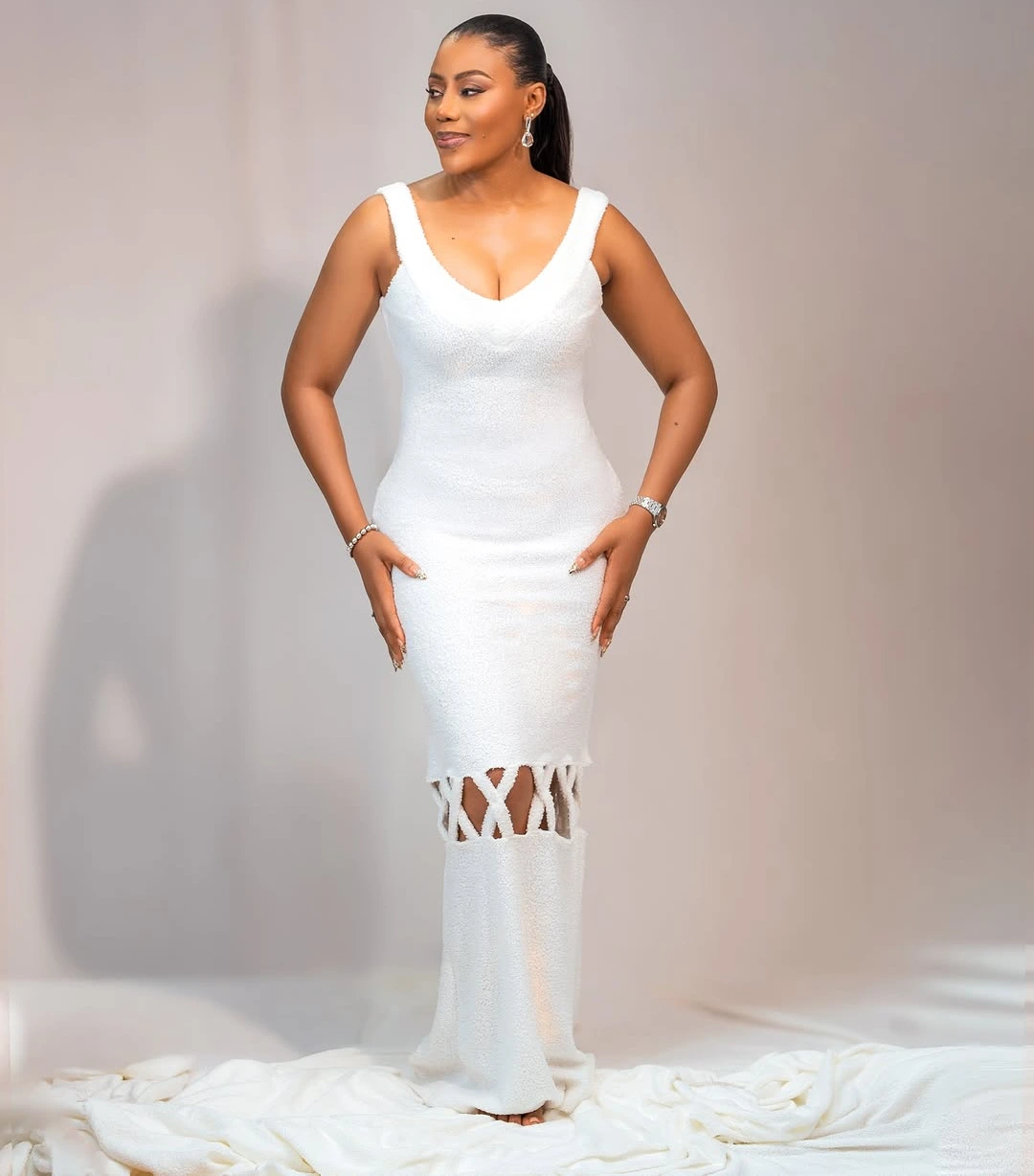 Plus-Size Birthday Maxi Dress