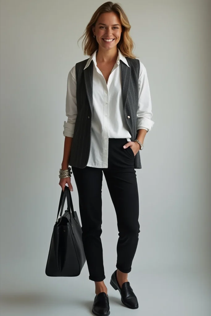 Sleek Casual Office Outfit