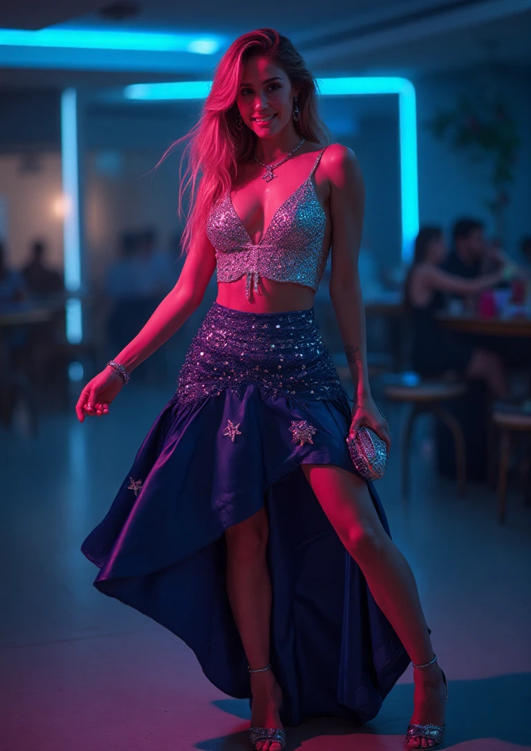 Summer Club Outfits with Cosmic Glow
