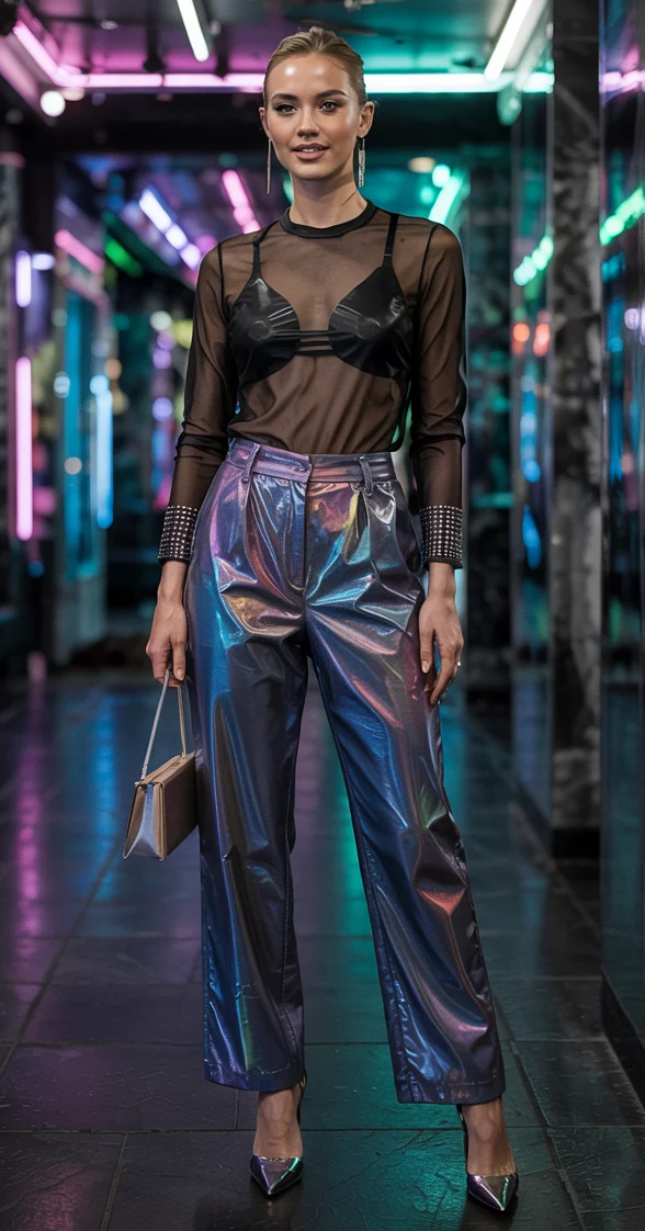 Summer Club Outfits with Futuristic Flair