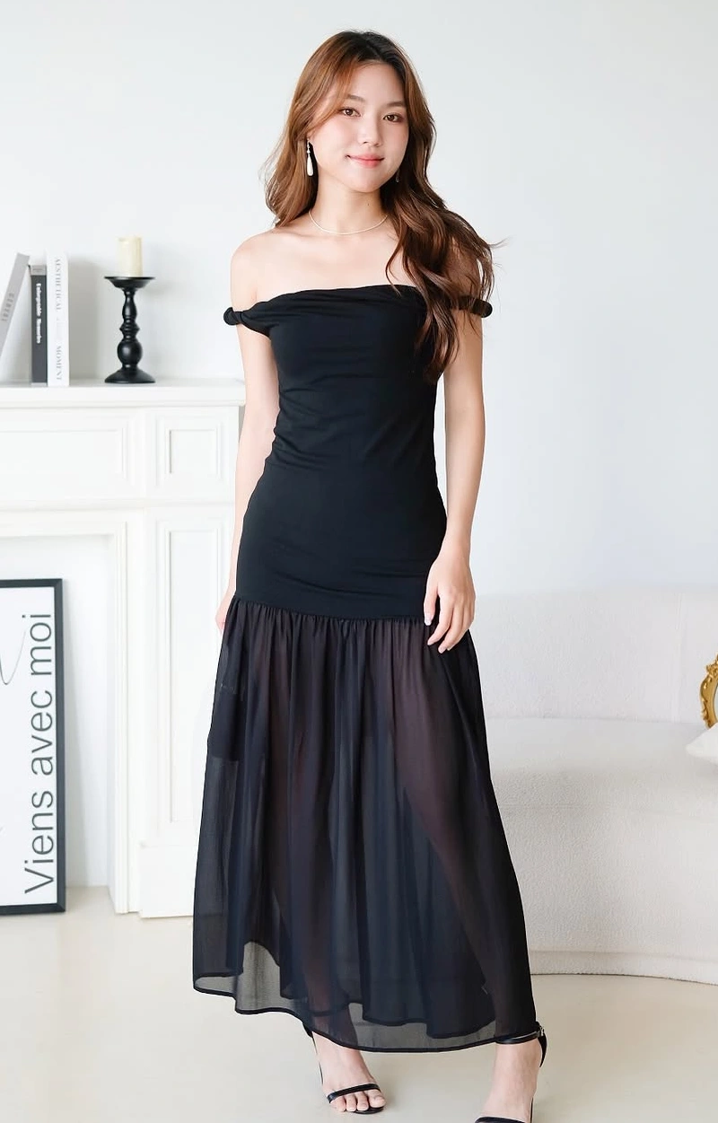 Summer Off-Shoulder Dress Poise