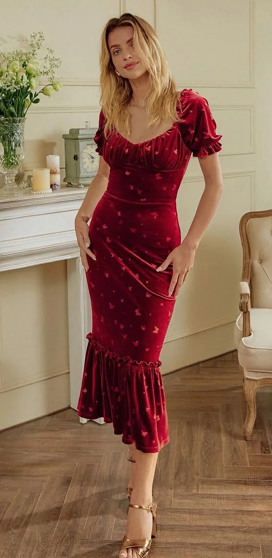 Winter Birthday Party Dress with Vintage Charm
