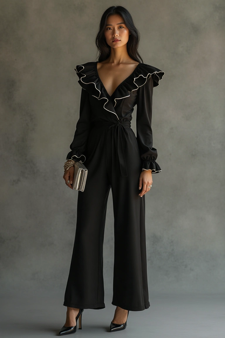 Work Dinner Jumpsuit for Bold Sophistication