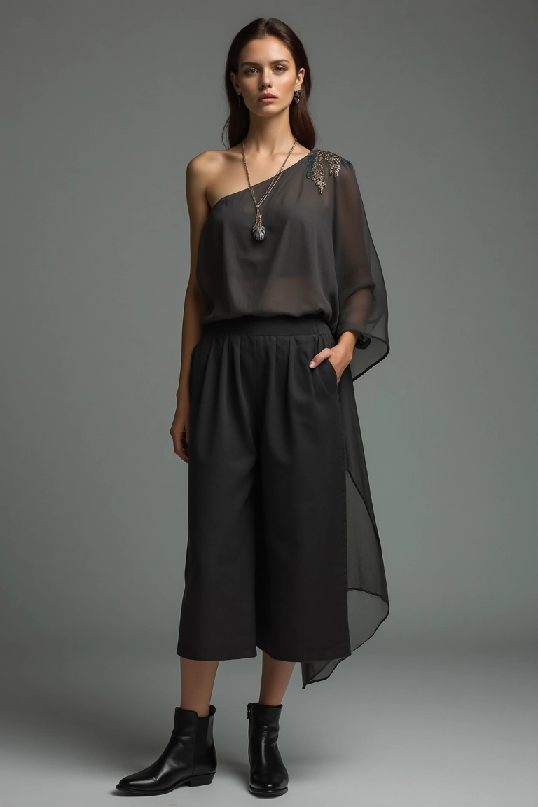 Work Dinner Jumpsuit for Edgy Elegance