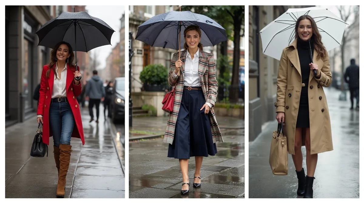 Rainy Day Outfits Ideas For Work