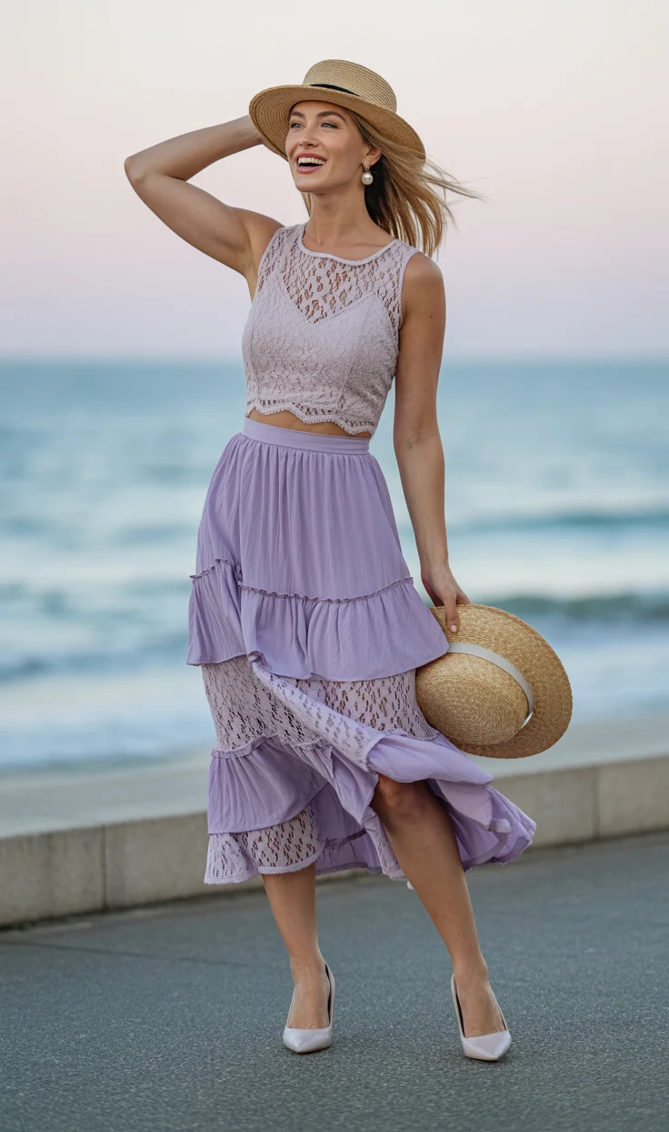 A Lace Dream Summer Skirt Outfit