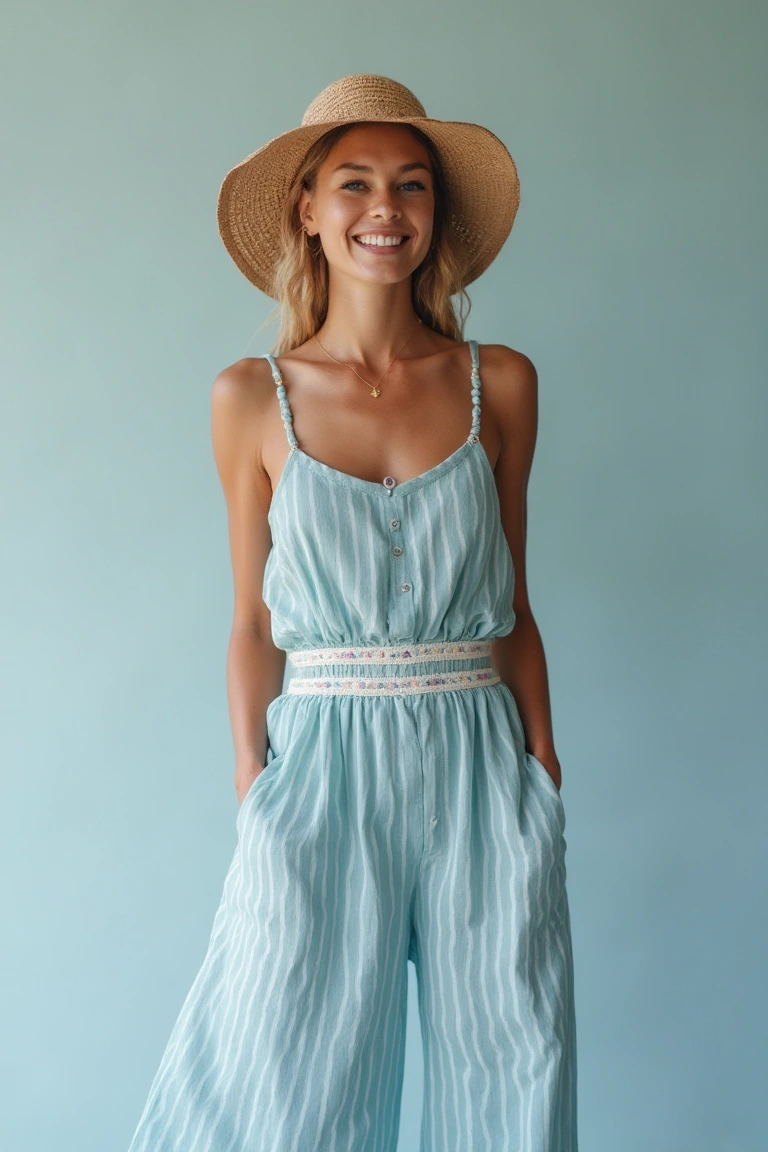 Aqua Waves The Refreshing Wide Leg Jumpsuit