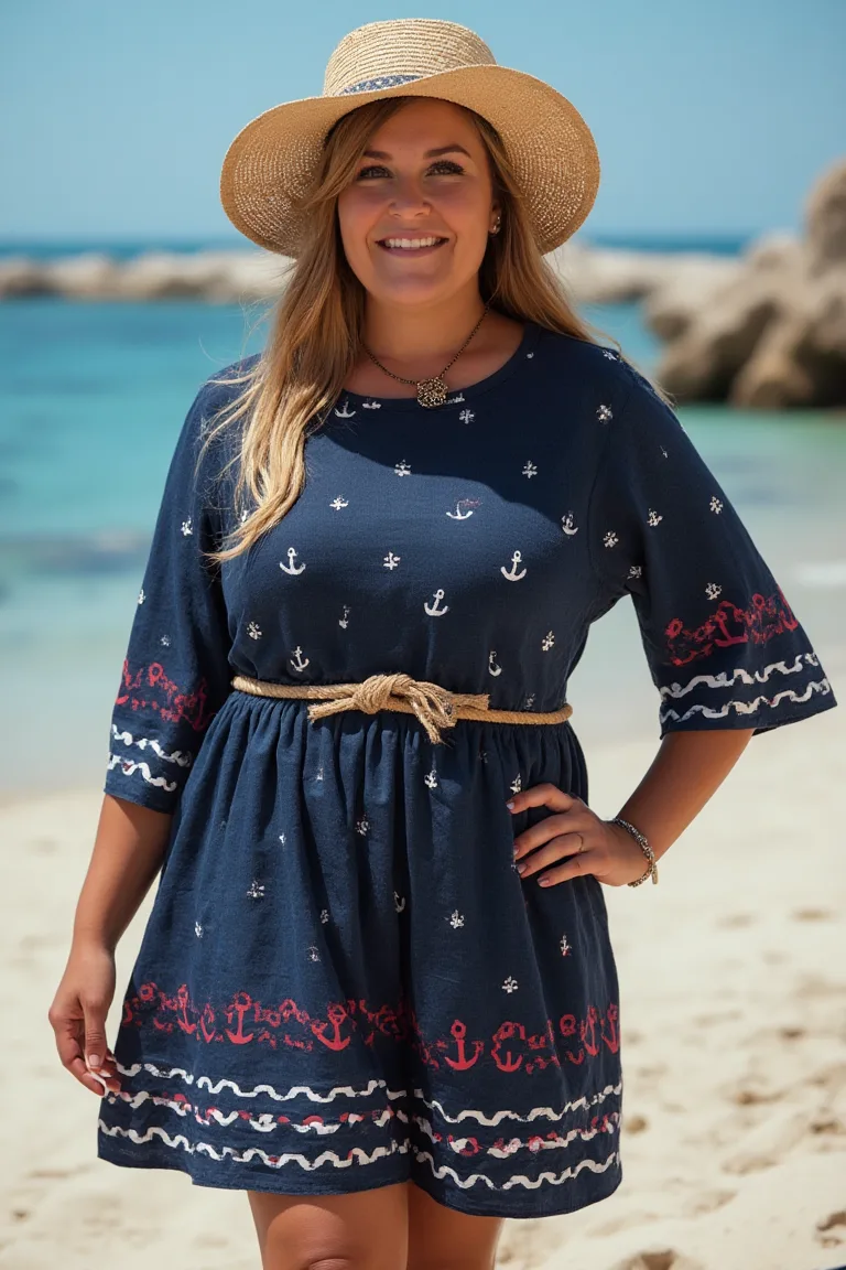 Beachy Fourth of July Outfit