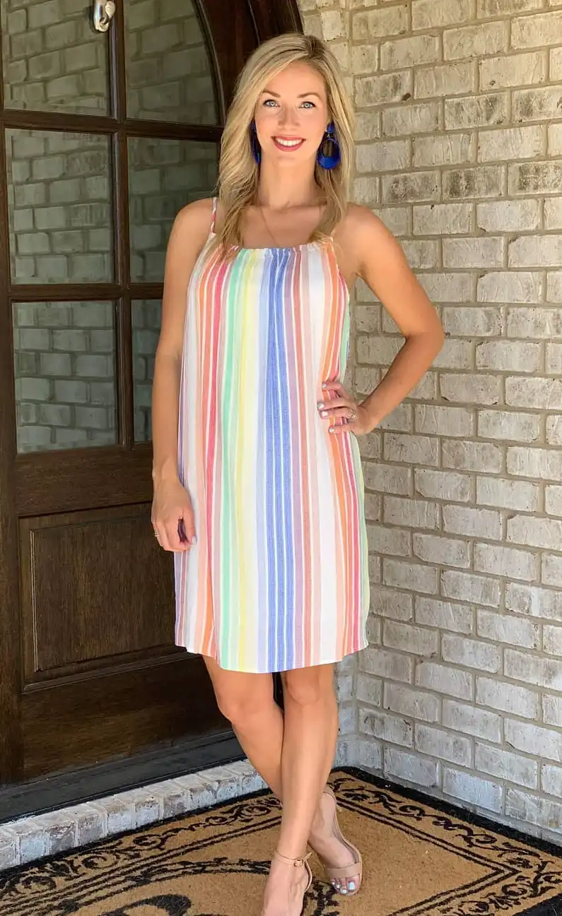 Bright Stripe Pride Summer Outfit