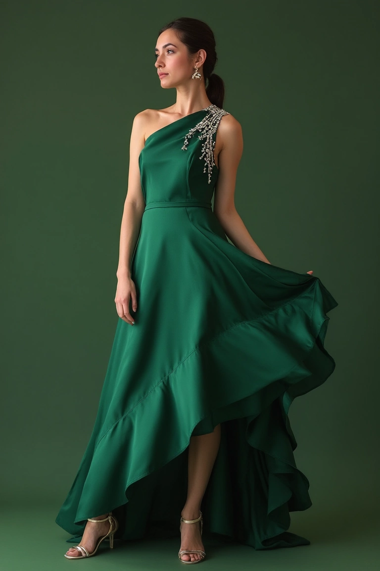 Emerald Elegance June Seasonal Outfit
