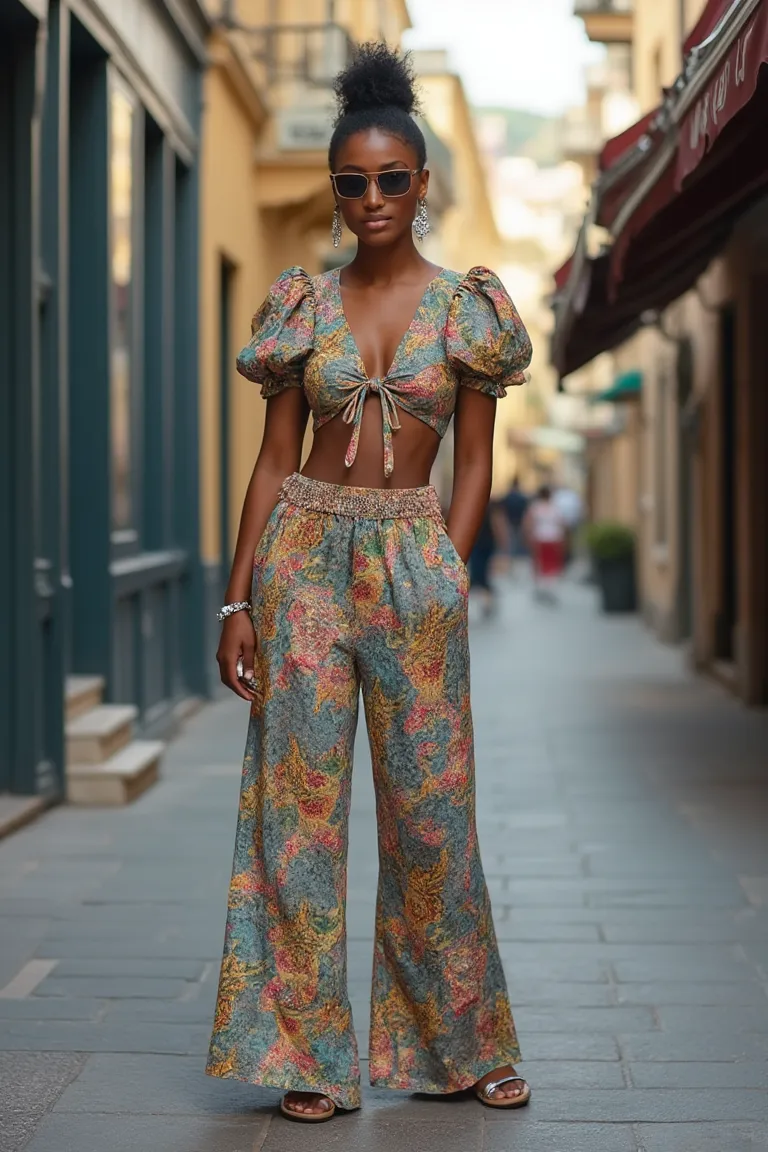 Floral Fusion Summer Outfit