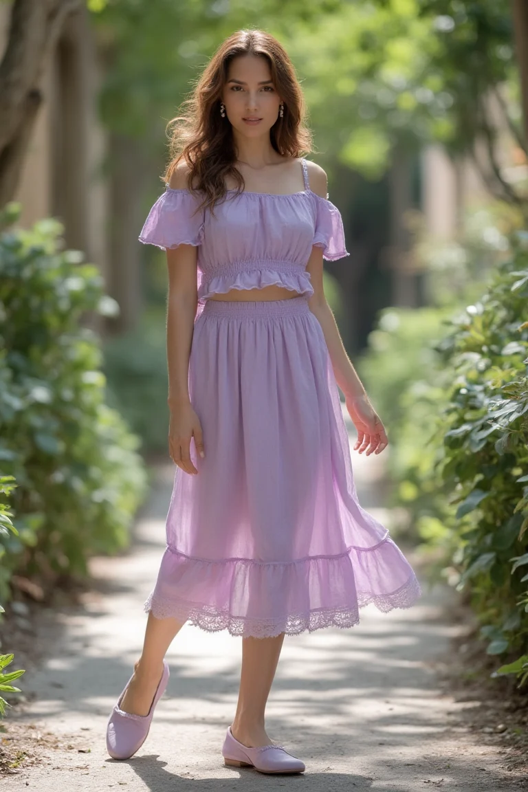 Lavender Serenity June Seasonal Outfit