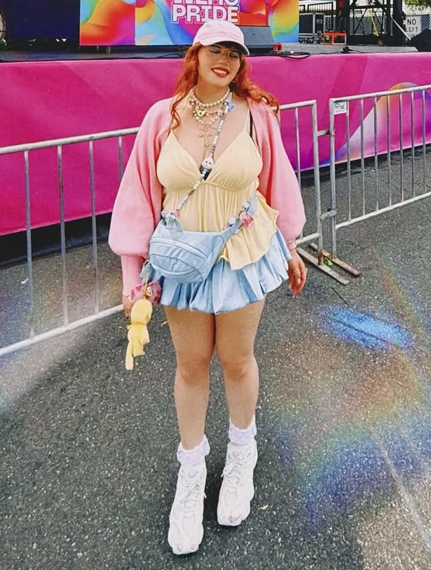 Playful Pastel Pride Festival Outfit