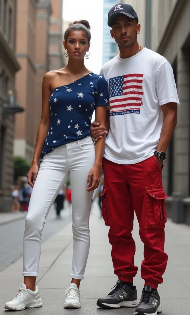 Street Style for Your 4th of July Duo