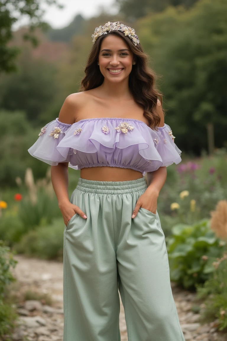 Twilight Rich Crop Top Outfit