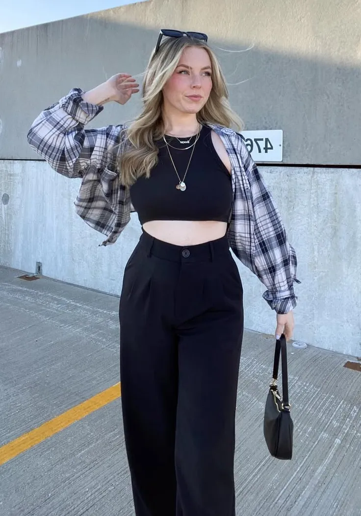 Urban Chic Crop Top Outfit