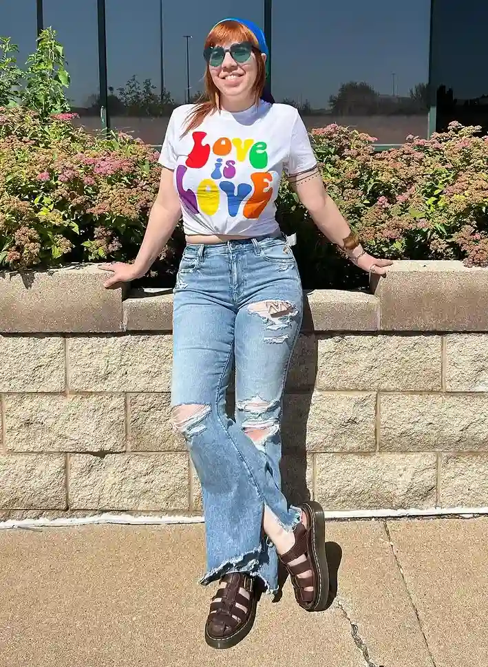 Vibrant Color Pride Outfit