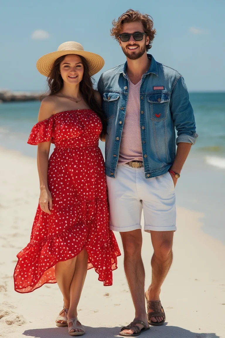 Your Relaxed 4th of July Couple Style