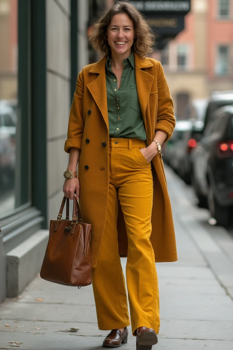 Autumn Earth Office Outfit Ideas