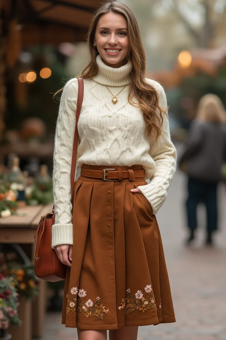 Autumn Rust Office Outfit Ideas