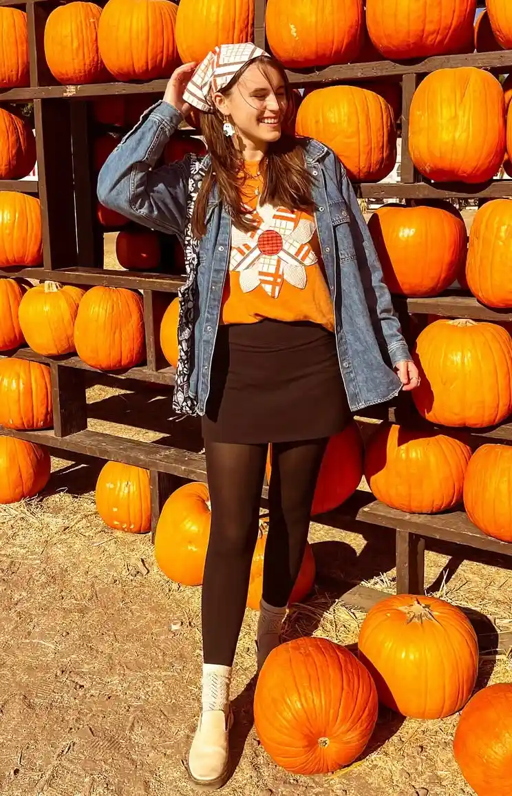 Bold Hues Pumpkin Patch Seasonal Outfits
