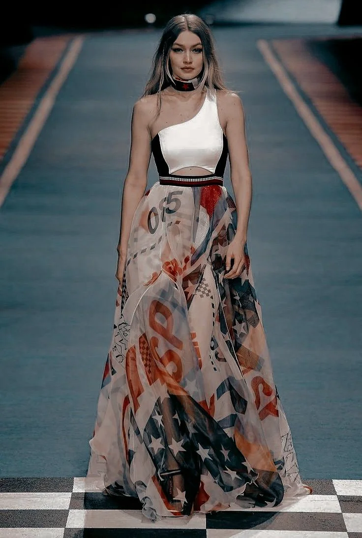 Bold Pattern Play Summer Maxi Skirt