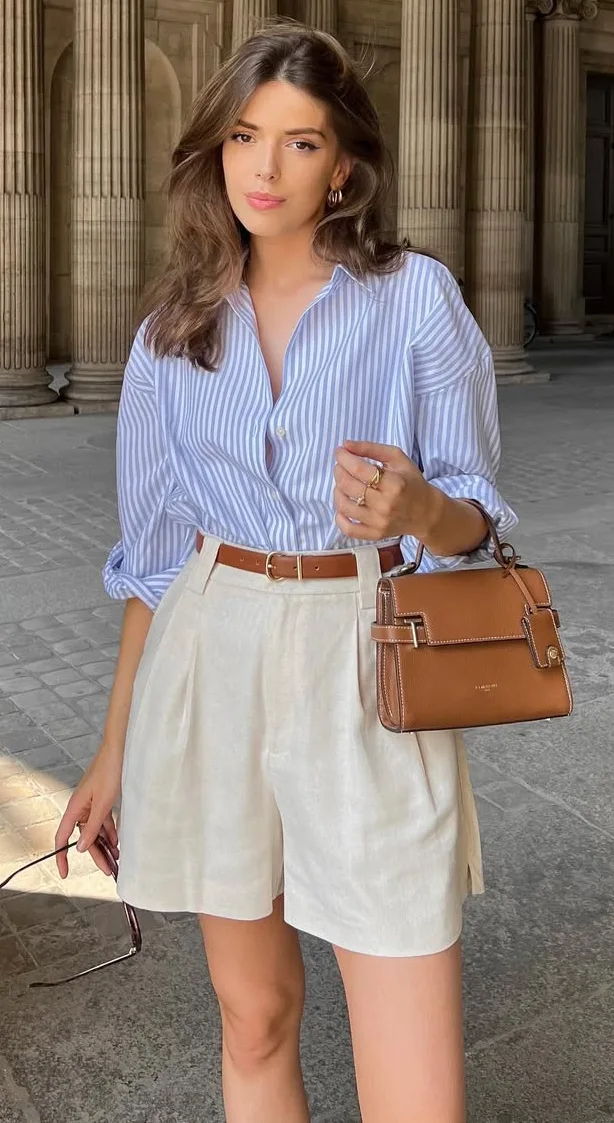 Breezy Stripes and Tailored Shorts
