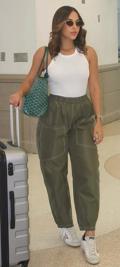 Chic Comfort for Summer Flights