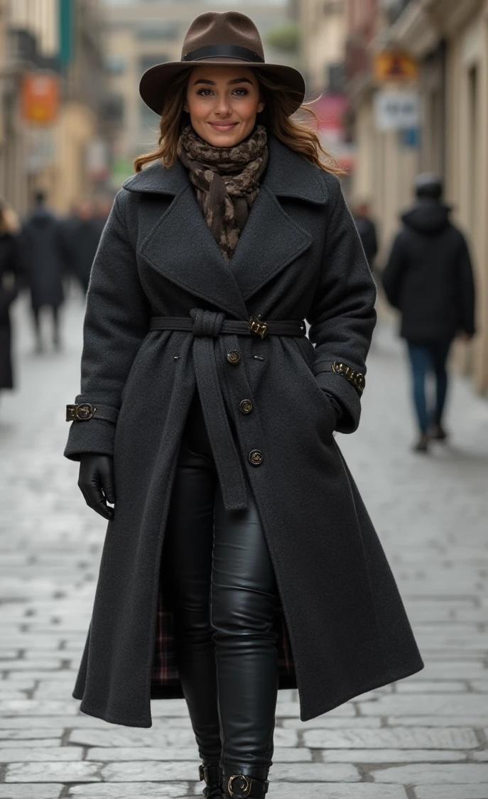 Chic Winter Look for the Plus-Size Traveler