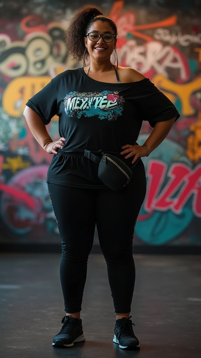Comfortable & Stylish Plus-Size Gym Look