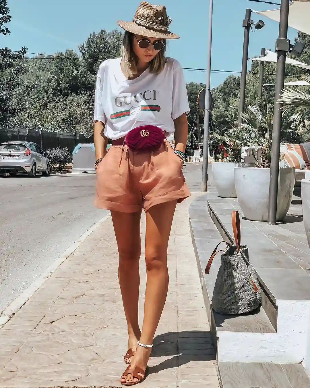 Earthy Elegance Summer Shorts Outfit