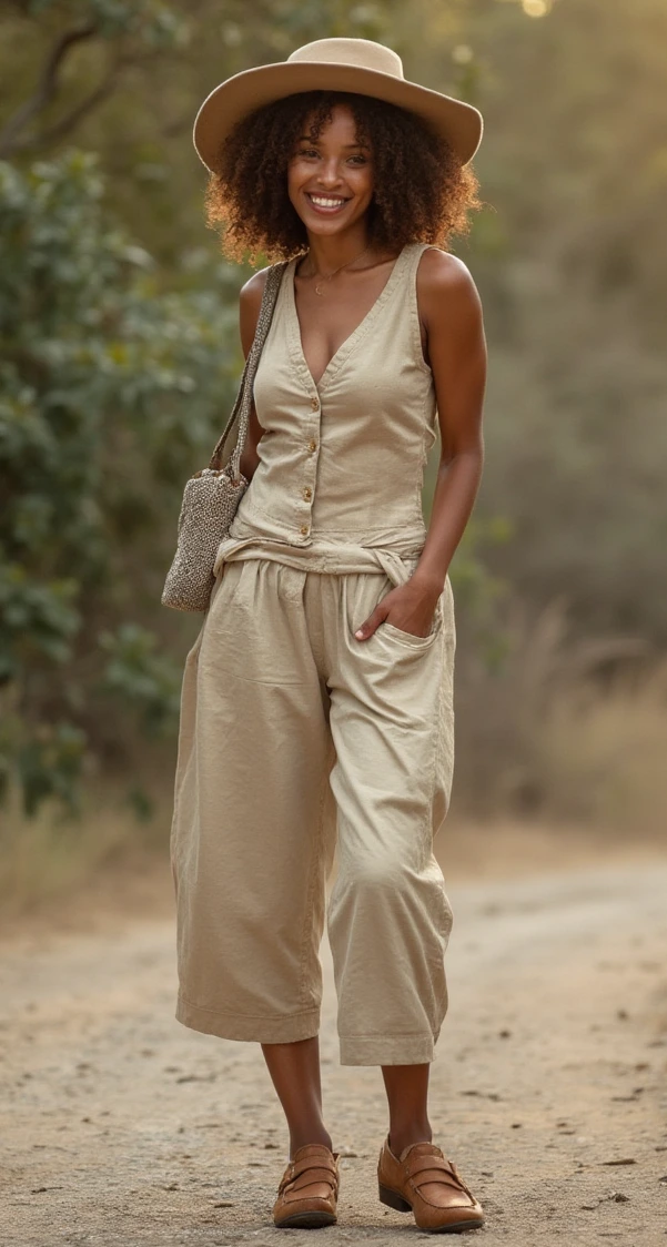 Earthy Two-Piece for Adventurous Explorations