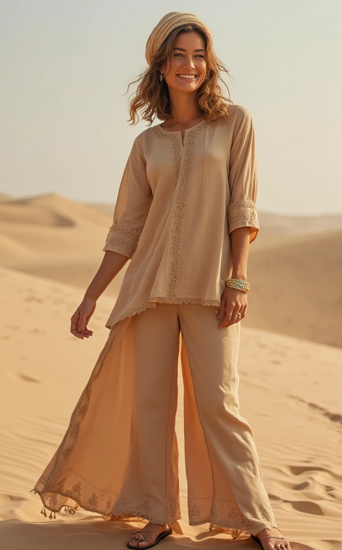 Elegant Earth Tones for Desert Journeys