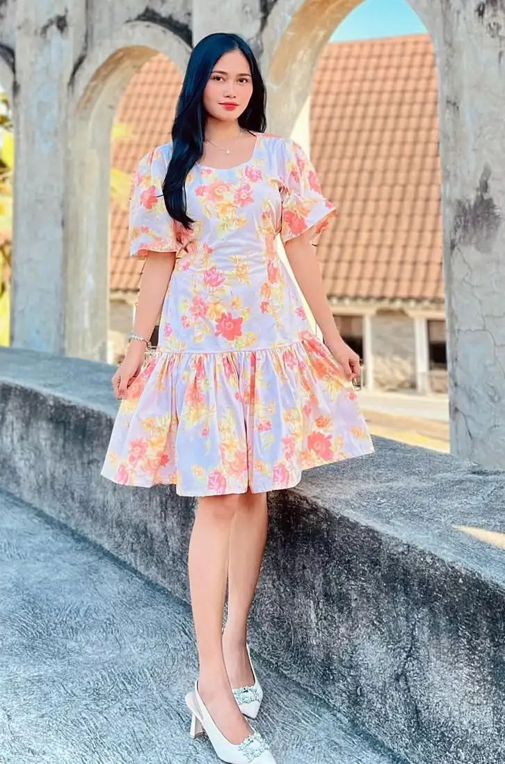 Floral Charm Summer Church Outfit Joy