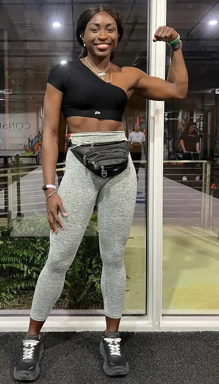 Gray Heather and Bold Accents for Gym Style