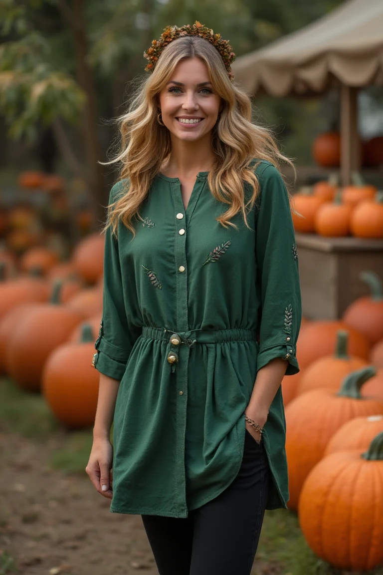 Harvest Hues Pumpkin Patch Seasonal Outfits