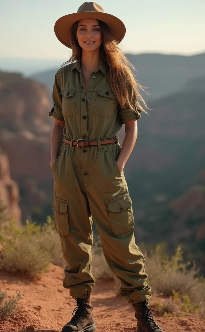 Jumpsuit Chic for Desert Adventures