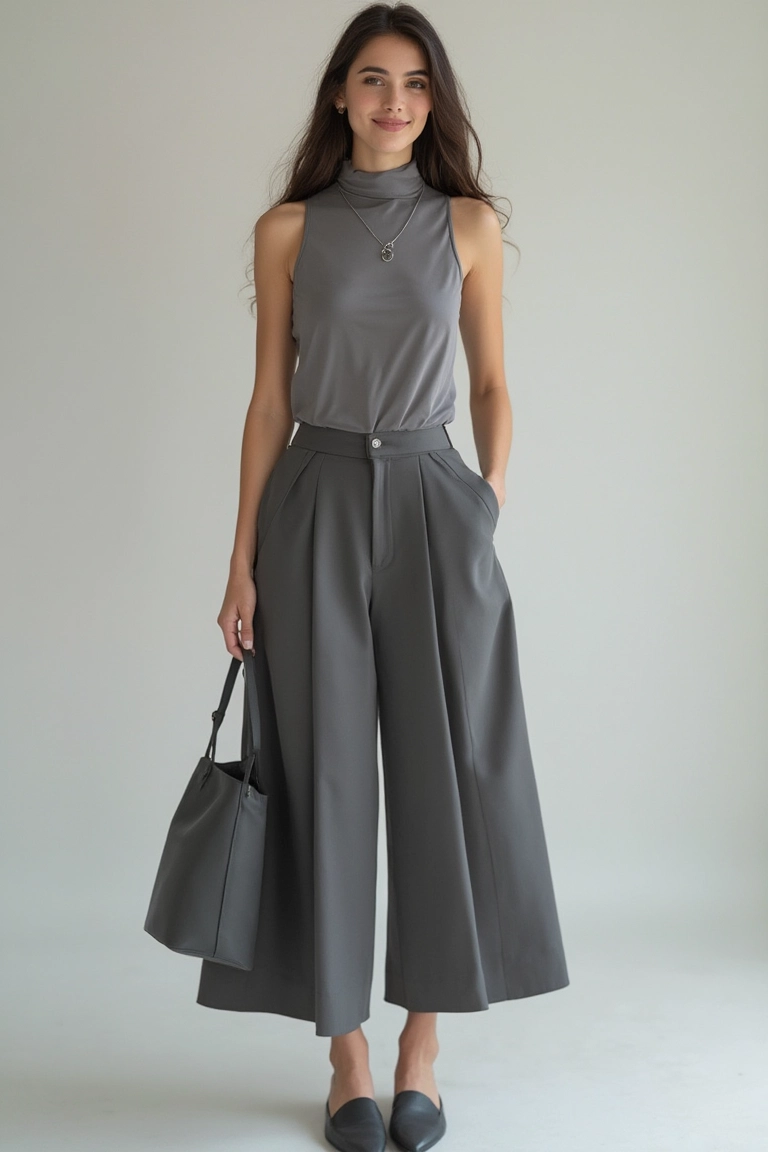 Monochromatic Two-Piece for Chic Travel