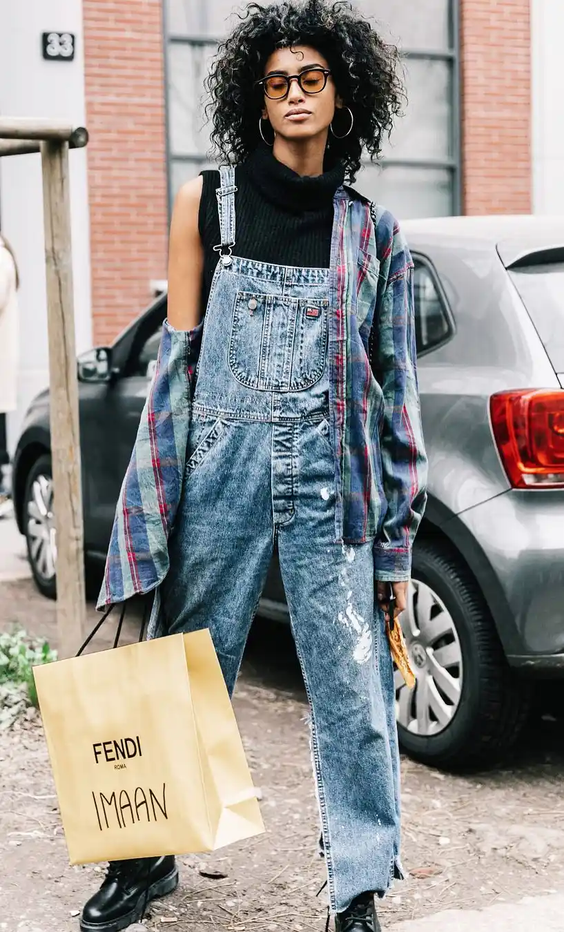 Relaxed Denim Urban Tomboy Outfit