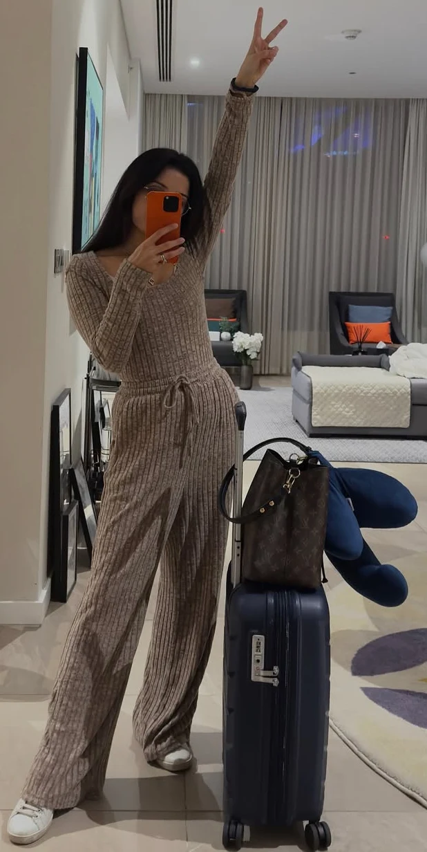 Ribbed Knit Two-Piece for Long-Haul Comfort
