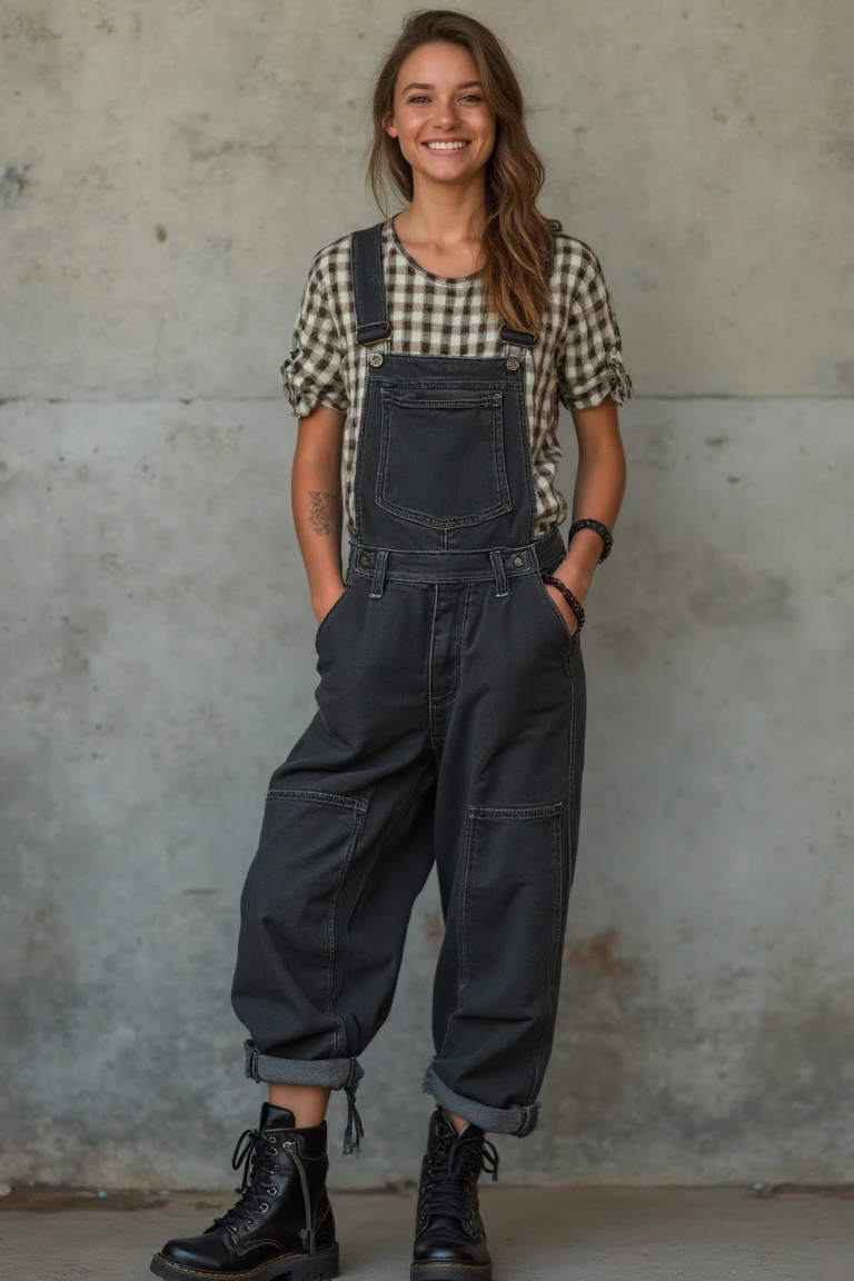 Rugged Neutral Seasonal Tomboy Outfit