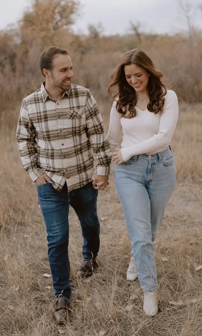Rustic Charm Seasonal Outfits for Couples