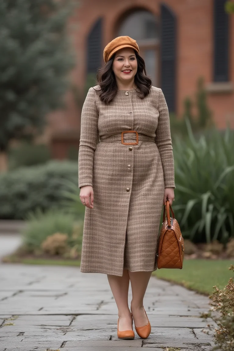 Subtle Textures Plus Size Fall Outfit Inspiration