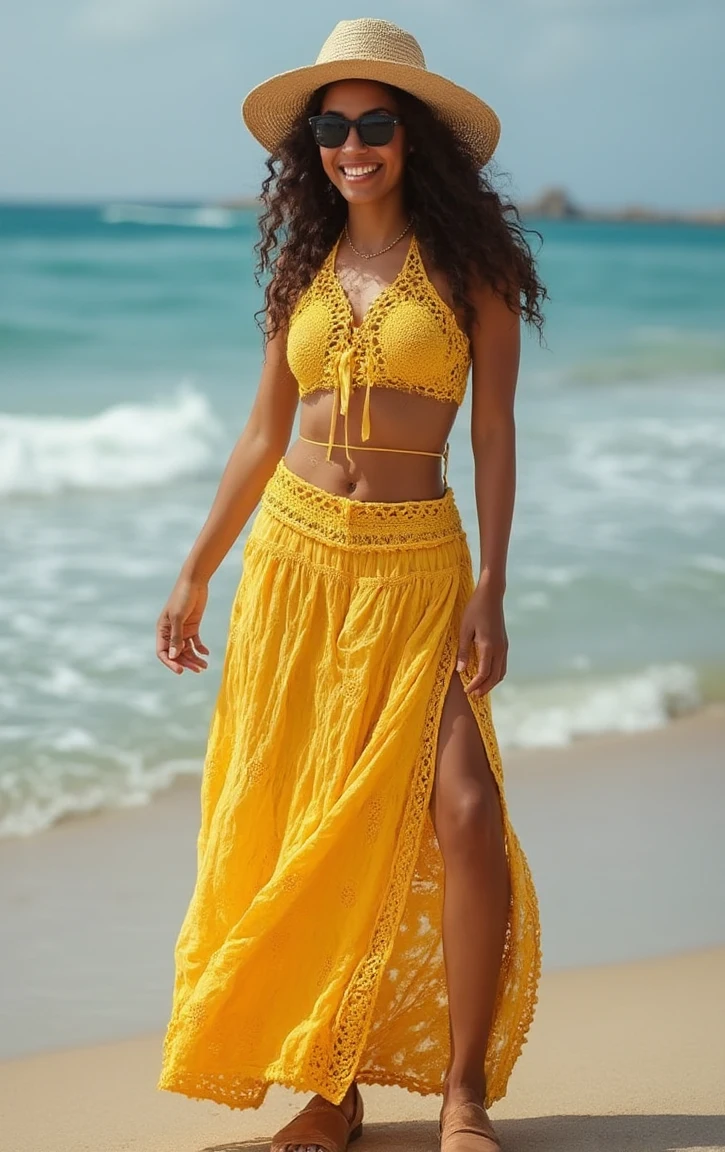 Sunny Two-Piece for Beachside Adventures